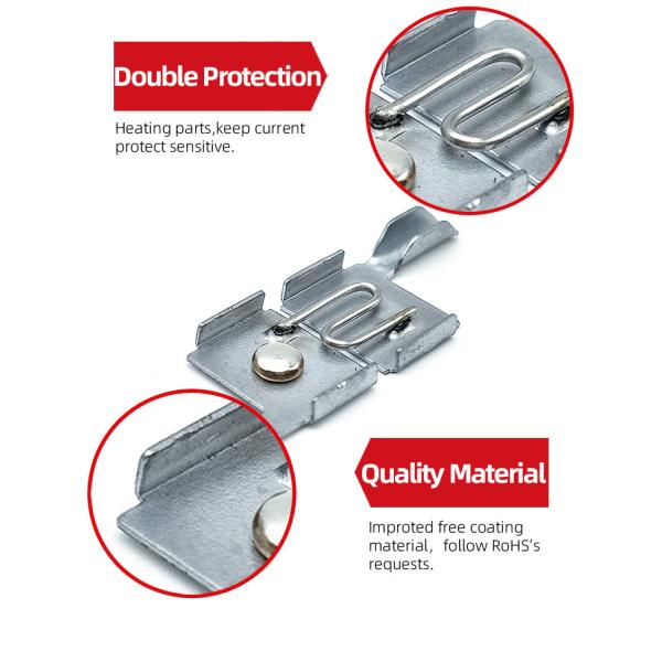 HC01/6AP Bimetal Motor Overload Protector Automotive Grade Thermal Cutoff Switch for Window Motors, Wipers, Appliances