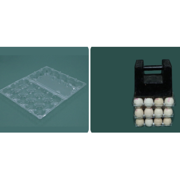 Thickened PET 12 Egg Transparent Display Egg Packaging Tray Thermoformed Container