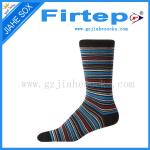 Custom Colourful Men Striped Cotton Socks