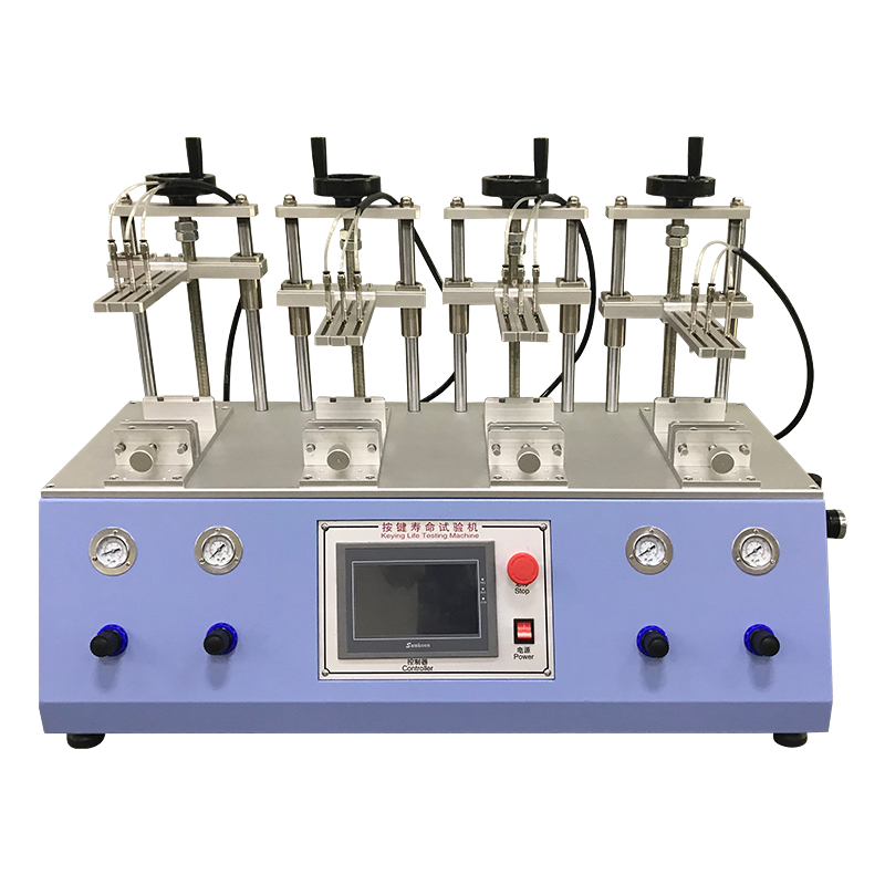 PLC-Controlled Customizable Button & Keyboard Life Testing Equipment for Durability and Reliability Assessment