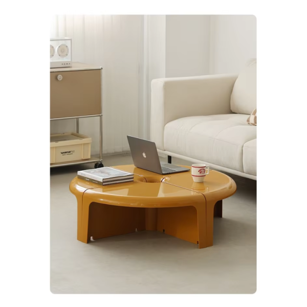 Modern Adjustable Modular Side Table Detachable Splicing Combination ABS Plastic Coffee Table Living Room Furniture Eco-Friendly