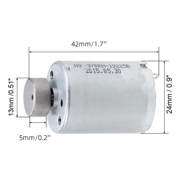 370 Small Vibration Motor 6V 12V High Torque Miniature DC Motor High Speed