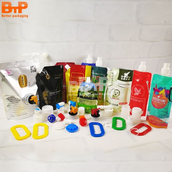 MOQ 100pcs Food Grade PE Stand up Pouches with Freshness Lock for and Custom Artwork for Baby Food & Milk Packaging