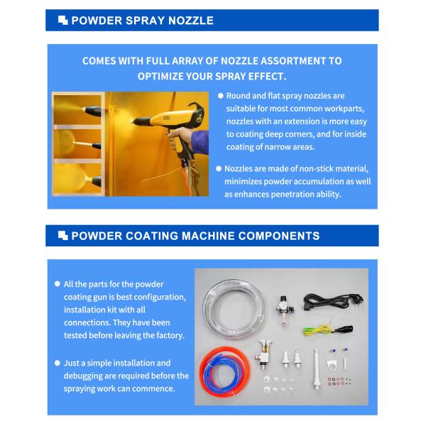 Easy-To-Operate High-Efficiency Coating Powder Spraying Machine For Quantity Production Fast Painting