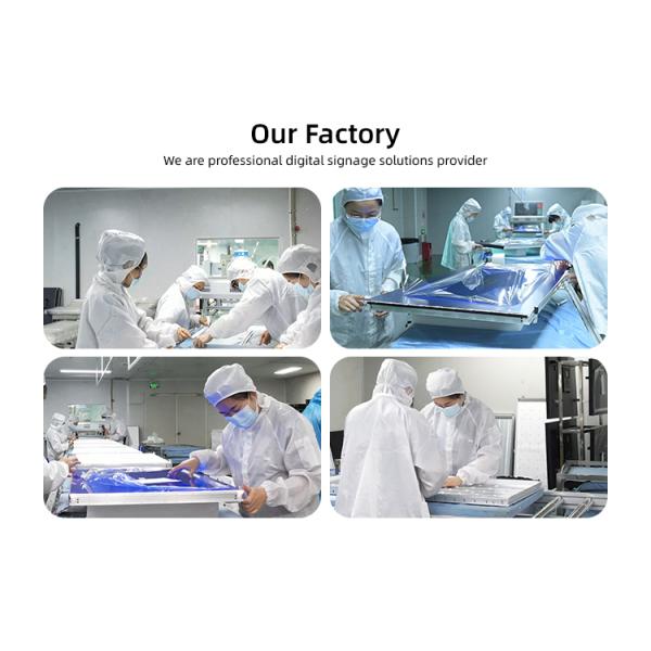 Hydraulic Support Installation Method 55 Inch 3x3 Original New IPS Lcd Panel 500nits 1080p 4k Wall Mounted Video Wall