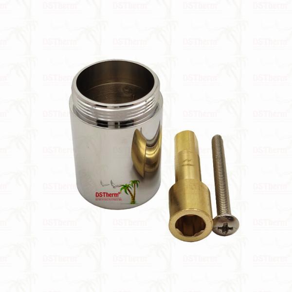 Brass / Chrome Plated Valve Stem Extension Sleeve Cartridge Extension Customized Size