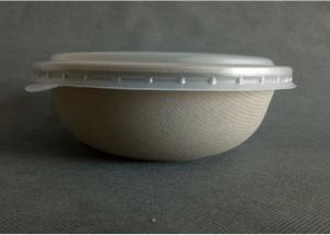 Wholesale biodegradable and compostable wheat straw pulp paper salad bowl from china suppliers