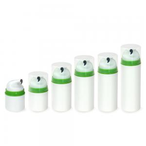 China Cylinder PP 30 To 150ml Vacuum Airless Pump Bottle Cosmetic For Serum on sale