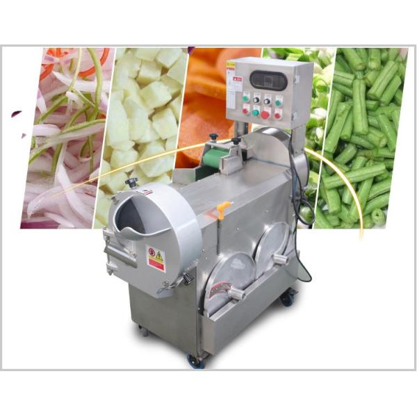 Automatic Food Processing Machines Electric Vegetable Dicer Machine 304 SUS Material 150KG Weight