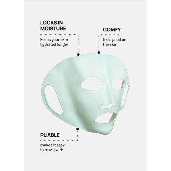 Eco Friendly Silicone Facial Mask Holder Cover Soft Multicolor