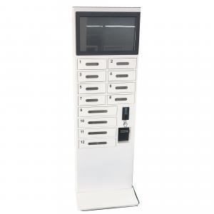 Wholesale Quick Charger Public Cell Phone Charging Stations , White Mobile Phone Charging Kiosk from china suppliers