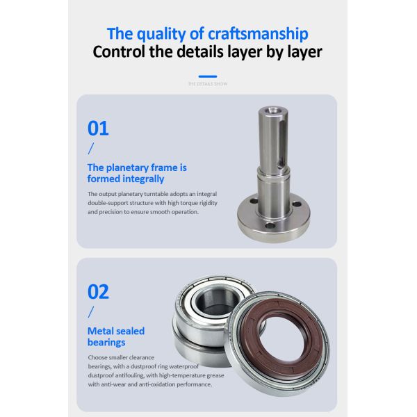 Lichuan Planetary Reducer Gearbox 4 to 1 4:1 PLF60 60mm Frame Size High Precision High Torque