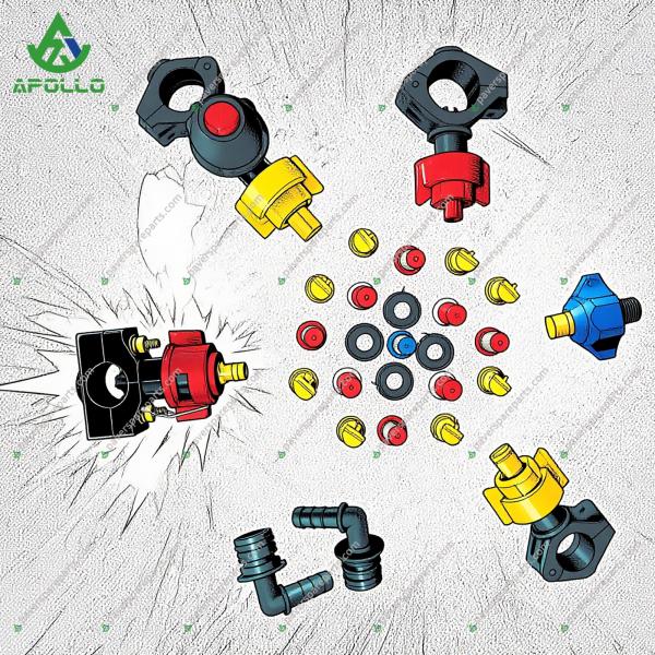 APOLLO Brake Button Switch 12V/20A For Road Roller CC524 CC624HF CC6200 4700791582