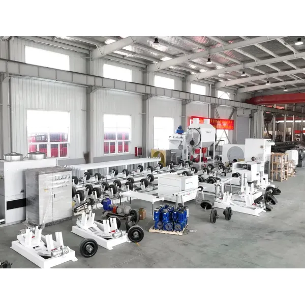 Automatic PLC Controlled 3LPE Coating Pipe Production Line with Internal FBE and External 3LPE Protection