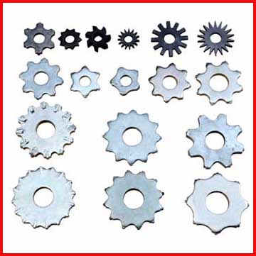 Self Propelled Scarifier Cutters 43mm Outer Diamter Eight Sided 16mm Inner Diamter