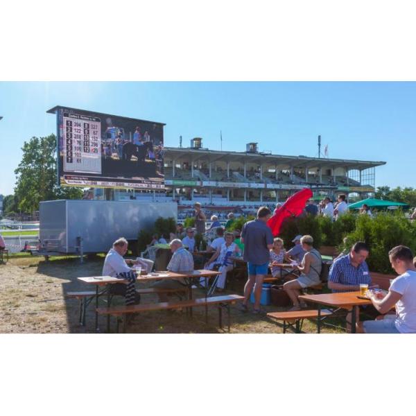 Mobile Smart P8 Outdoor Led Screen Fixed On Vans IP65 Waterproof