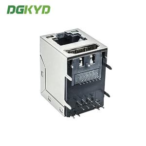 DGKYDRH1188AB1A1DB1080 RJ45 Network Port USB Connector Single Port 8P8C