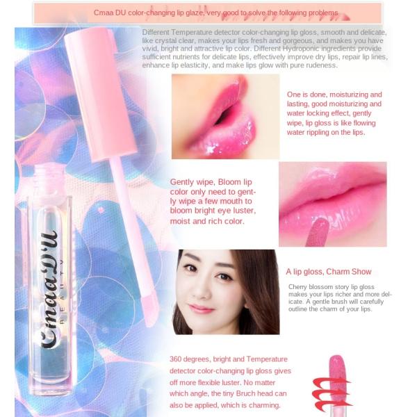 Long Lasting Cute Lip Gloss Waterproof Moisturizing Sweet Liquid Container Lipstick