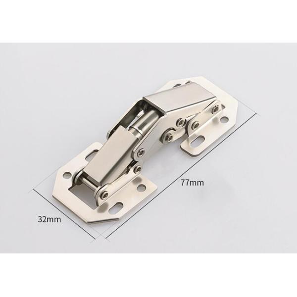 Hydraulic 1.2mm Thick Cabinet Door Hinges 90 Degree Concealed Aluminum