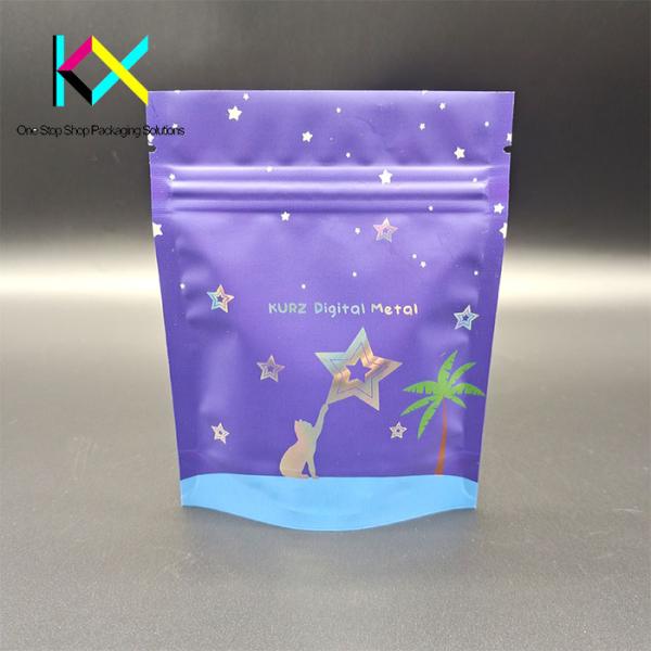 Customizable Sealable Stand Up Plastic Bag Dry Food Nut Packaging Pouch 110um