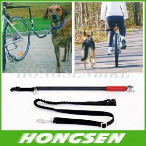 China HS-D01 Running retractable China dog training bike leash walking bike dog leashes on sale