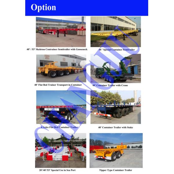 40FT Container Skeleton Semi-Trailer Cimc Brand
