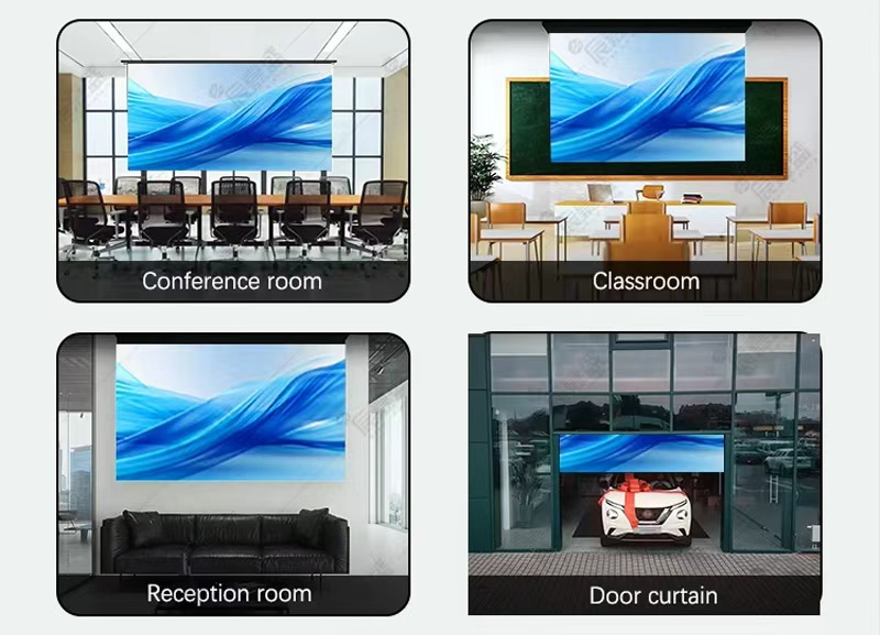 Flexible Roll-Up Display Solutions Led Floor, Video Wall Of Theater, Classroom,Exibitions