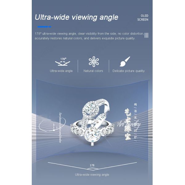 2×2 Splicing 55 Inch Full HD Touch Transparent OLED Display – See-Through Digital Signage Video Wall