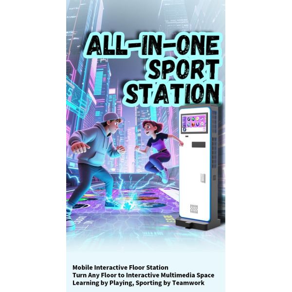 Commercial Arcade Fun Motion Portable Interactive Projection Unit Experience