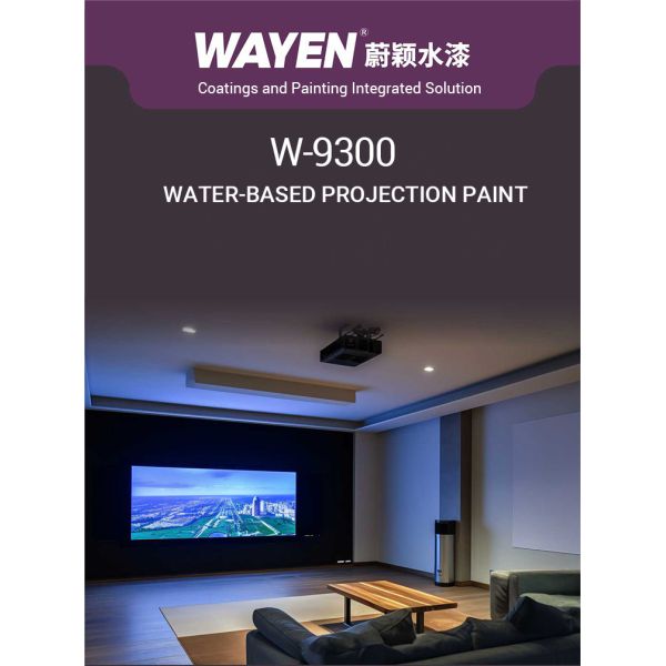 Water-based Projection Paint True Color Presentation Water-soluble and Pollution-free Wall Projection Coating for Home Theaters