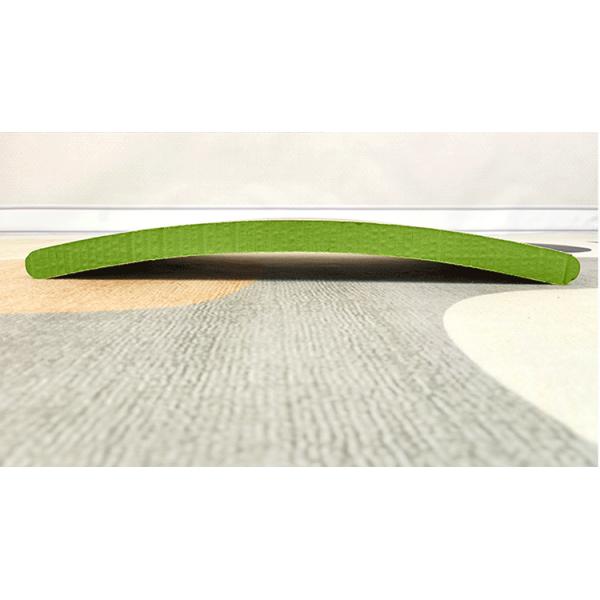 Curved Cat Scratching Board Green High-Density Cat Scratching Board