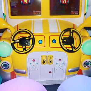 Metal Material Car Racing Arcade Machine For Game Center / Supermarket