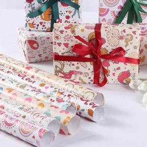 Wholesale Inkjet Printing Technology Birthday Wrapping Paper Sheets Gift Wrap Paper Roll from china suppliers