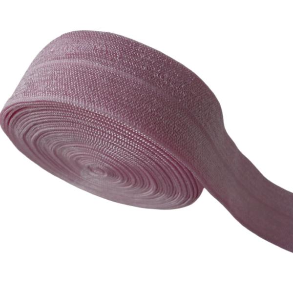 Shiny Bias Elastic Webbing 20mm Width Spandex Material with Oeko-Tex Certificate Stretch Feature