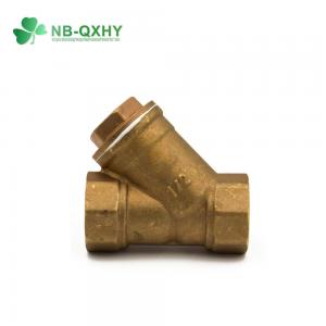 Wholesale High Pressure Brass Valve Filter Y Strainer Check Valve for Water Supply PN1.0-32.0MPa from china suppliers