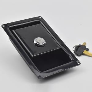 Black Paddle Latch Lock