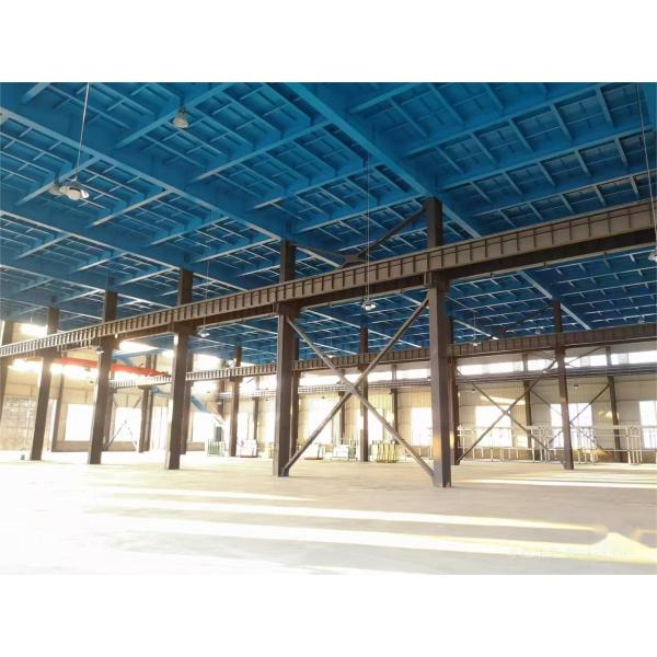 Commercial Prefab Steel Structure Building Large Space Steel Frame Structure Building