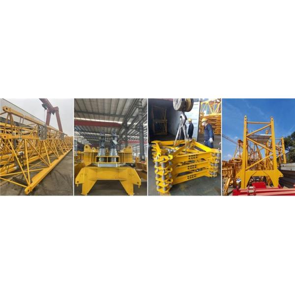 5.Tower crane steel structure 2 ZTT226C Flattop Tower Crane 12t Capacity 70m Jib Length Hoisting Equipment