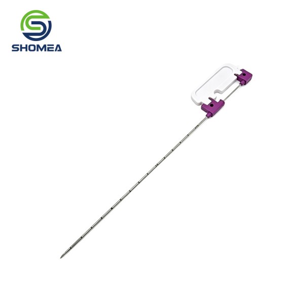 Customized Medical Biopsy Puncture Needle With Plastic Mount Base