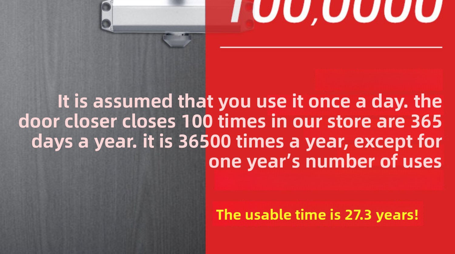 Modern Design Aluminum Hydraulic Buffer Automatic Silent Spring Heavy-Duty Fire Door Closer Adjustable Speed 55-100kg Capacity