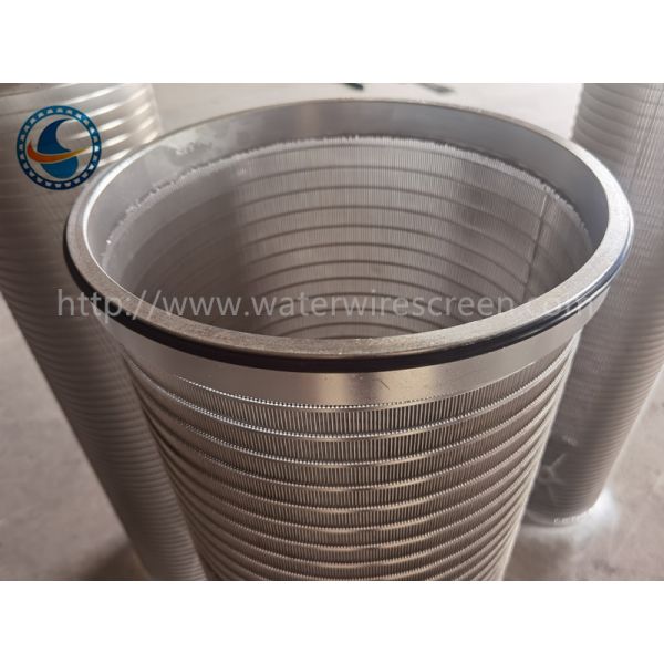 Stainless Steel 304 Johnson 0.5mm Slot Reverse Wedge Wire Screen