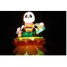 Colorized Fabric Chinese Lanterns 110V / 220V Powered With Cute Panda Design for sale