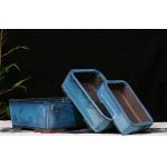 China House and Garden Pots, Outdoor & Indoor Ceramic Bonsai Pots,  Planters,  Glazed Bonsai Pots GH6003 Set3 for sale