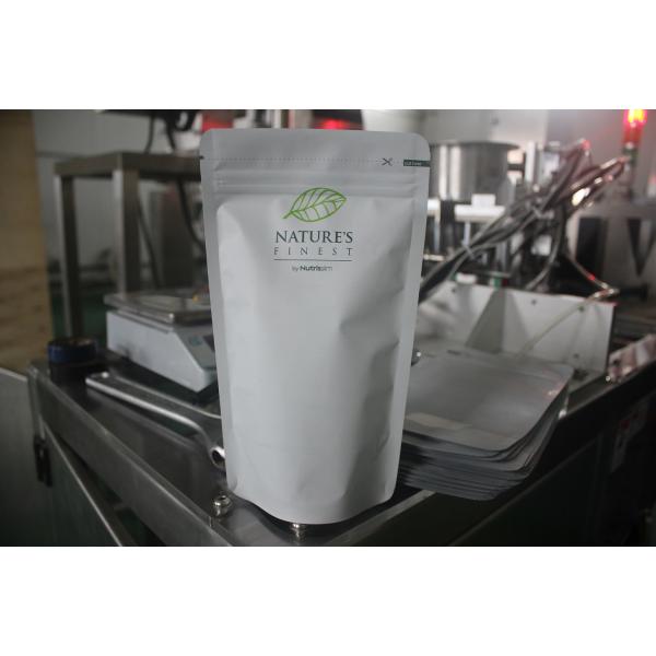 High Accuracy Doypack Filling Machine , Fine Salt Stand Up Pouch Packing Machine