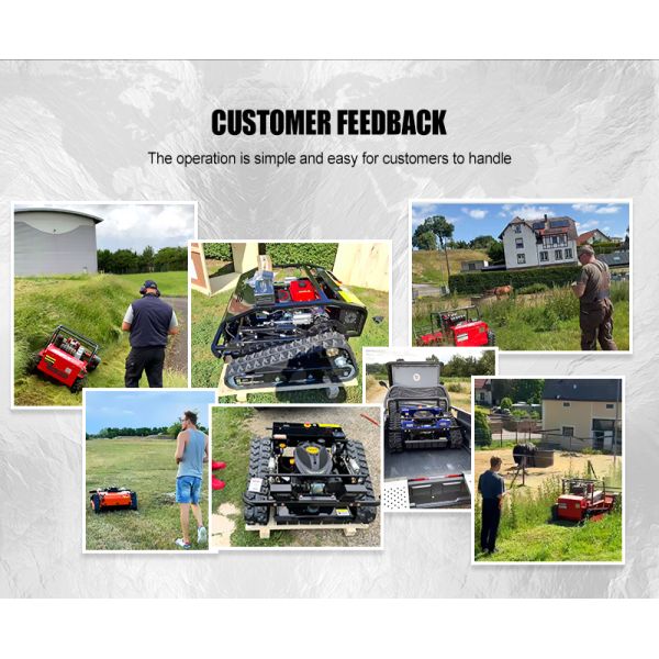 US Spot Multifunctional Garden Remote Control Mowing Equipment, Superior Climbing & Off-road Performance Lawn Mower