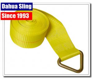 Wholesale 5670 Lb Winch Extension Strap With Delta Ring Assembly 4&quot; X 27&quot; OEM Avaliable from china suppliers