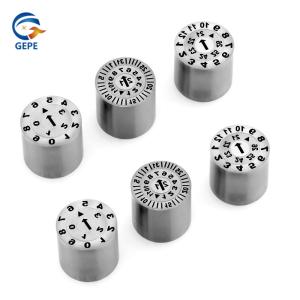 Plastic Injection Mold Date Stamp Year And Month Calendar Date Inserts Stamping