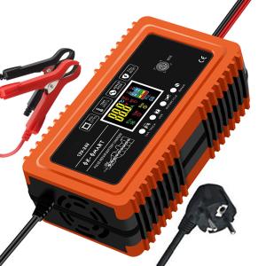 Digital Display 12v 24v 10a High Power Intelligent Battery Charger for Car and