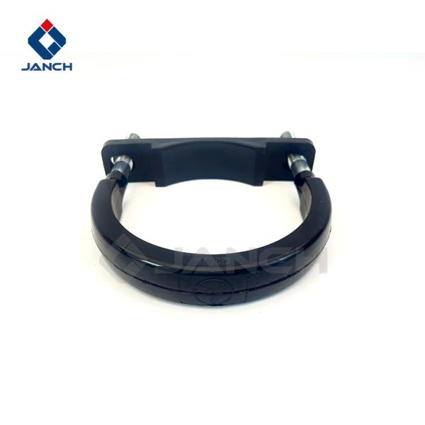 U Shaped Pipe Clamp Bolt Concrete U Bolt Polyurethane / Plastic Wrapped For Pump Truck