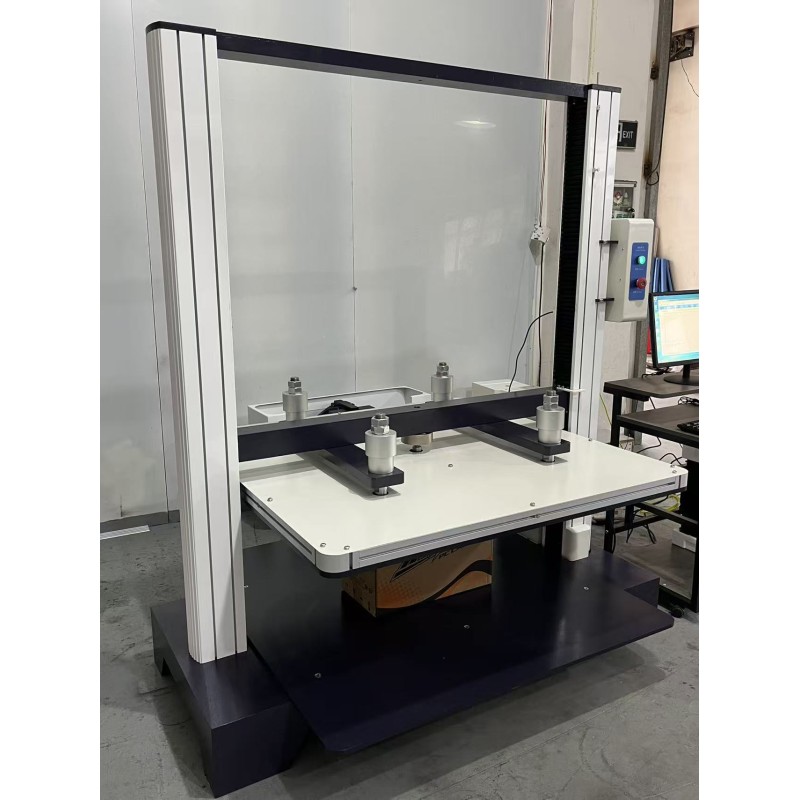 Computer Servo Corrugated Carton Compression Strength Tester 0.1% Accuracy Box Crush BCT Lab Equipment